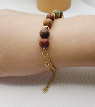 Cargar imagen en el visor de la galería, Wood Beads Double Chain Bracelet
