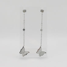 Cargar imagen en el visor de la galería, Silver Dangling Butterflies
