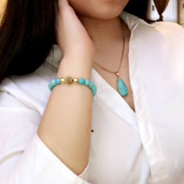 Turquoise Natural Stone Necklace