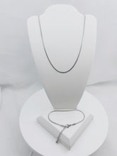 Cargar imagen en el visor de la galería, Snake Chain Necklace and Bracelet
