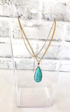 Cargar imagen en el visor de la galería, Turquoise Natural Stone Necklace
