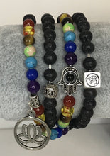 Cargar imagen en el visor de la galería, Wrap Bracelet Mixed Stones
