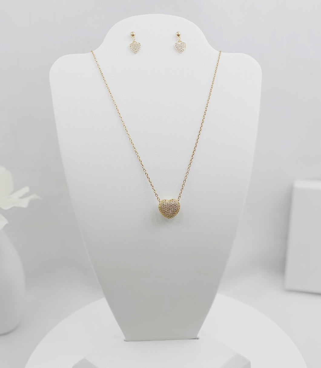 Elegant Necklace and Earrings Set