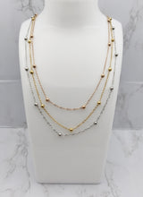 Cargar imagen en el visor de la galería, Three Color Layered Necklace
